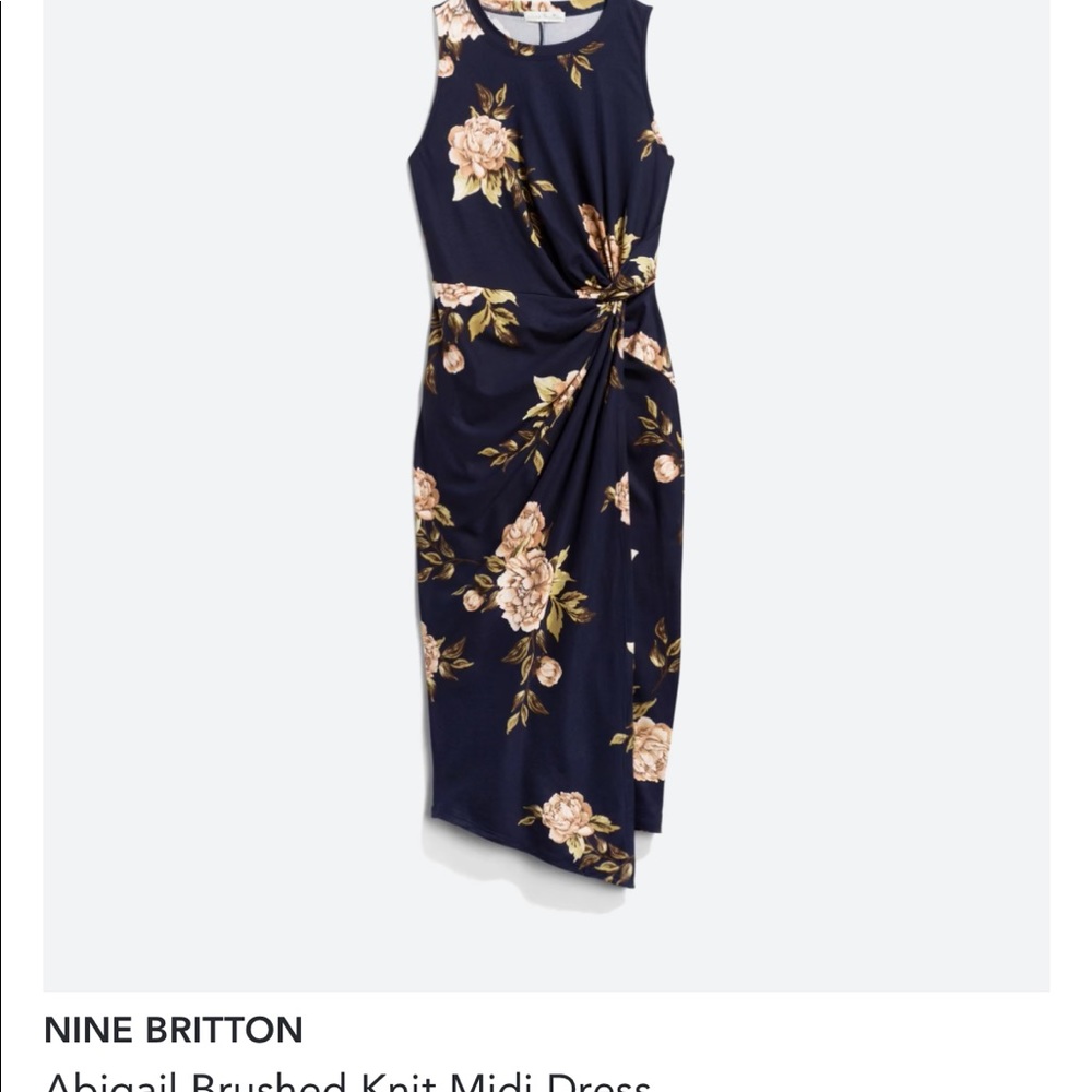 Nine Britton Abigail brushed knit midi